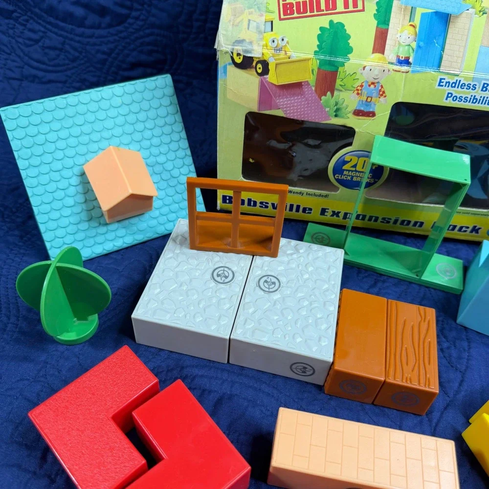 Bob the Builder Project Build It Expansion Pack Magnetic Bricks Incomplete